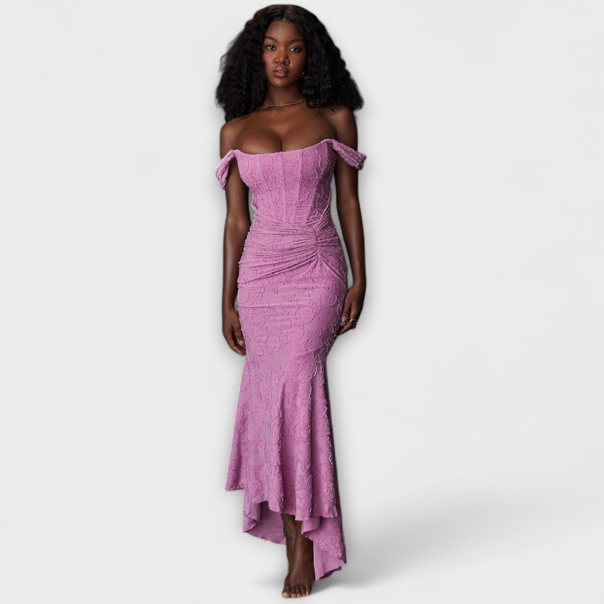 Renske - Long Dress with Elegant and Refined Corset