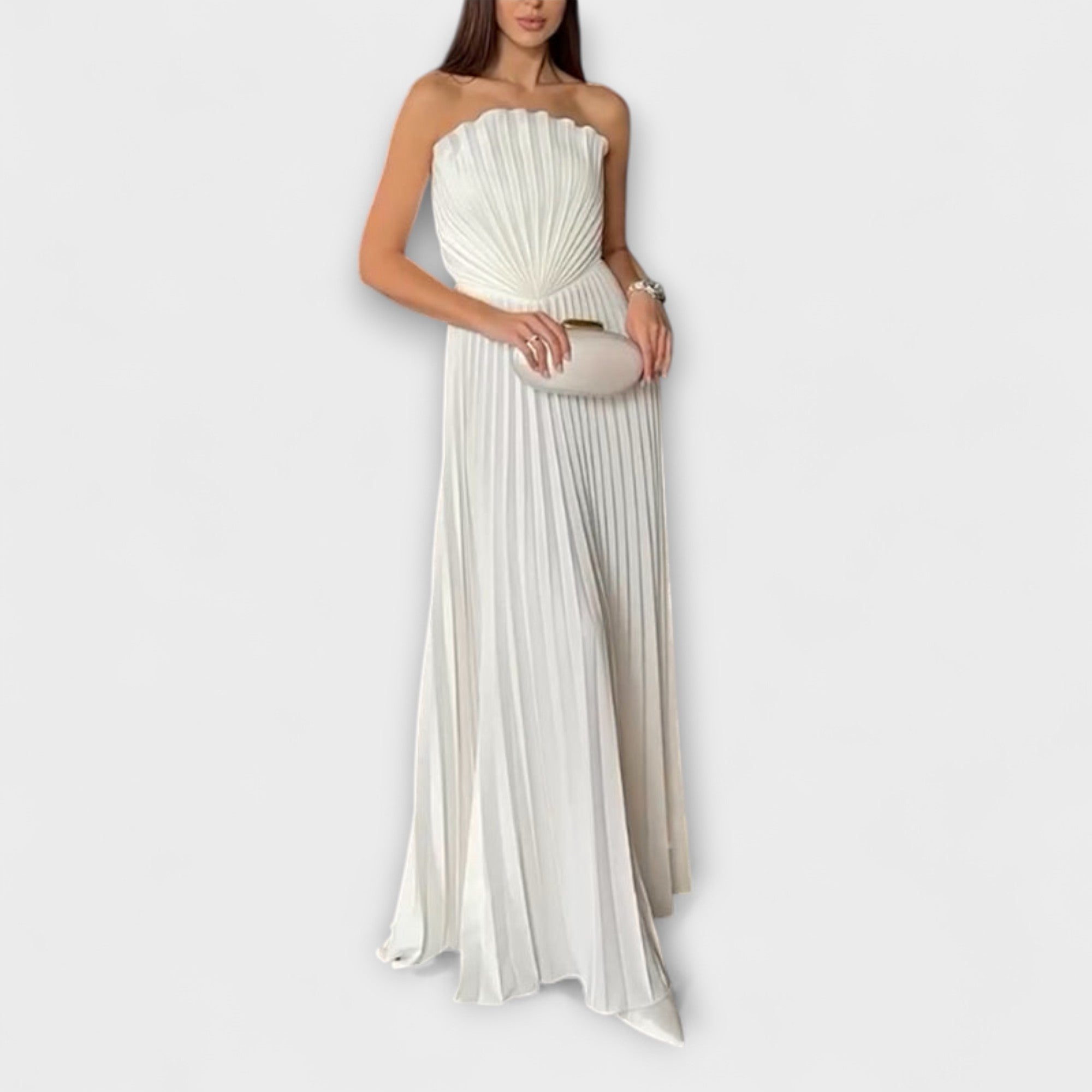 Athena - Chic Pleated Dress