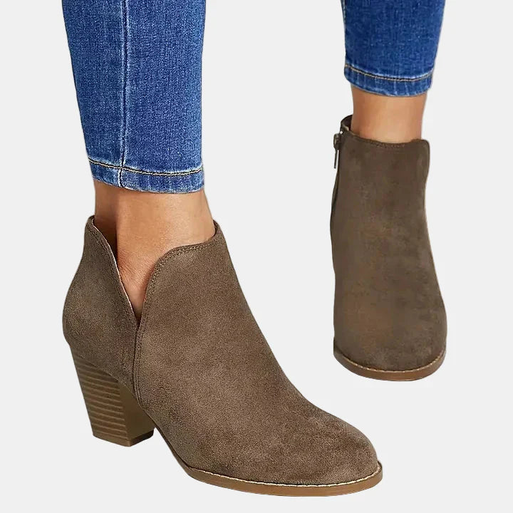 Manon | Block Heel Ankle Boots