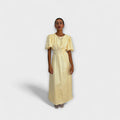 Josephine - Butter Yellow Maxi Dress with Airy Design