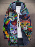 Kalanos™ | Luxurious cardigan with artistic inspiration