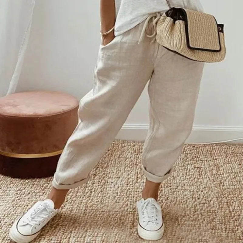 GRACE | Cotton Women’s Long Trousers