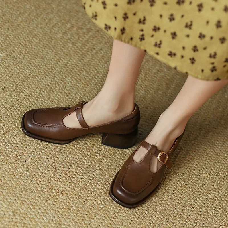 Ysolenne |  T-Strap Shoes