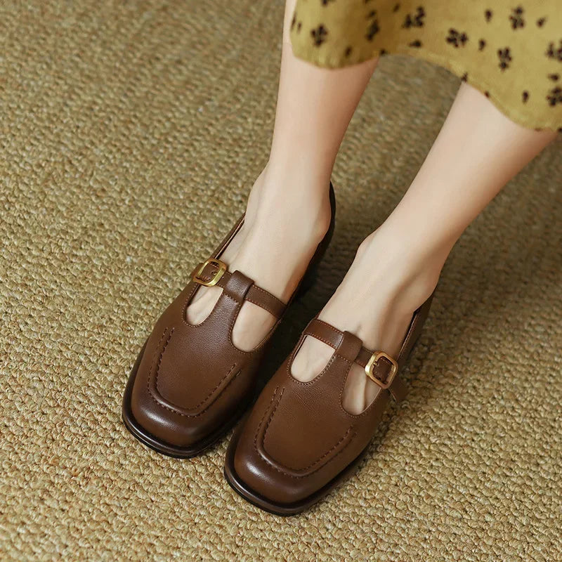 Ysolenne |  T-Strap Shoes