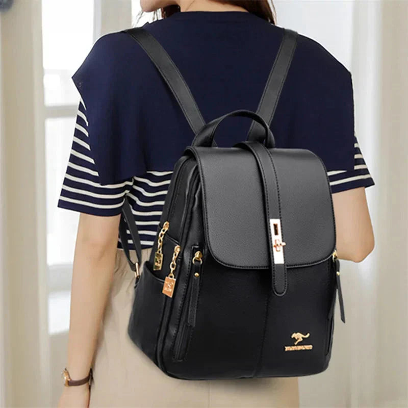 Alisa | Leather Backpack