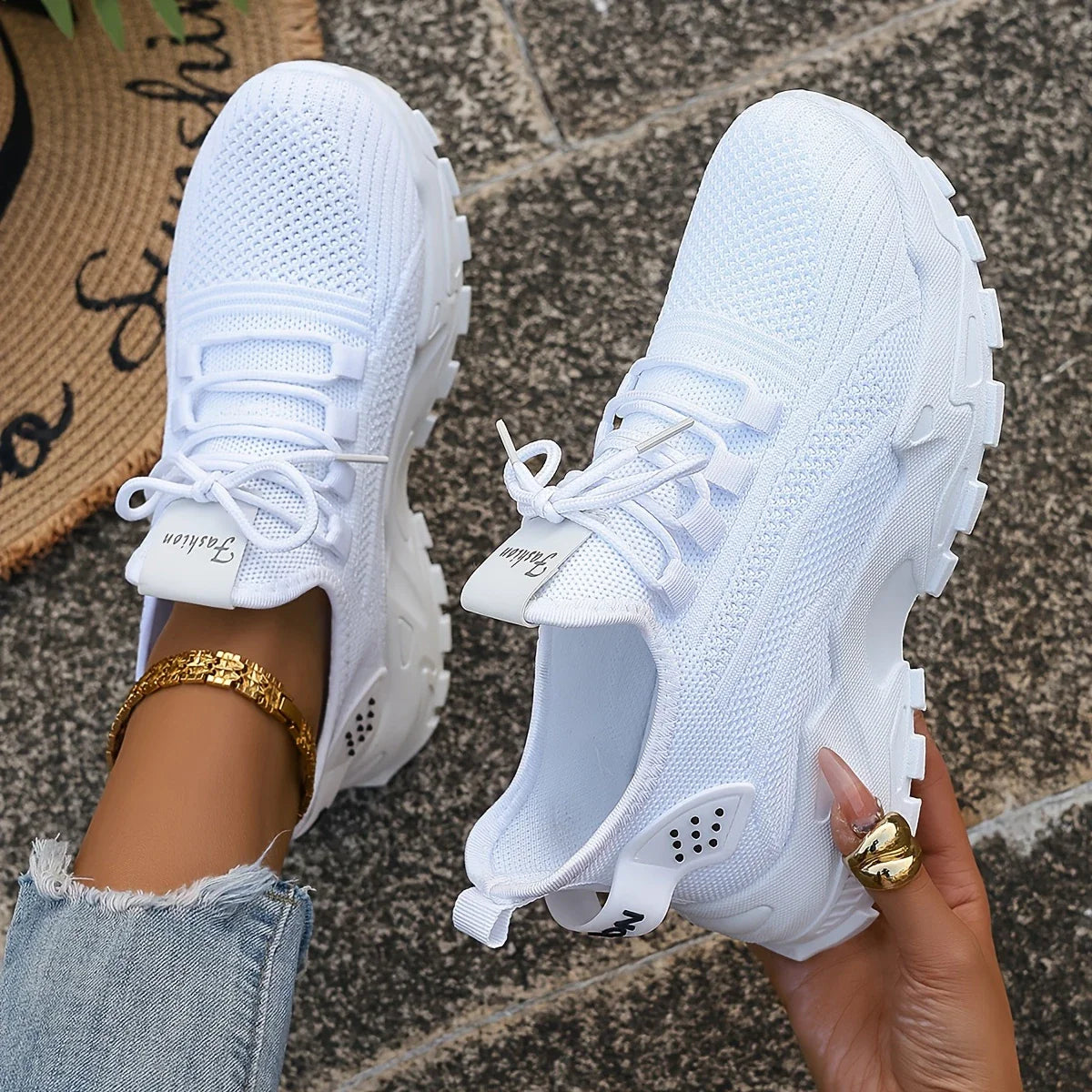 ANNIE™ WOMEN'S BREATHABLE KNIT SNEAKERS