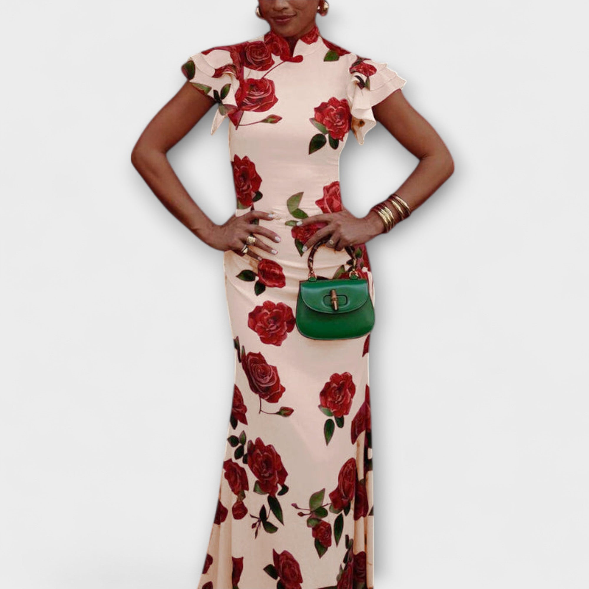 Luna - Maxi Dress with Floral Print